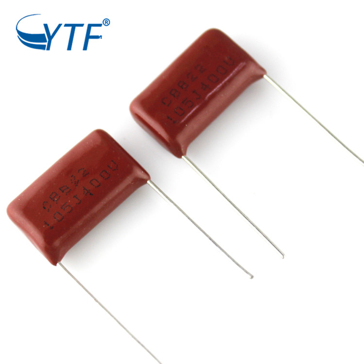 Hot Sale Power Supply Cbb Capacitor 400V 105j 20MM Metallized Film Capacitor