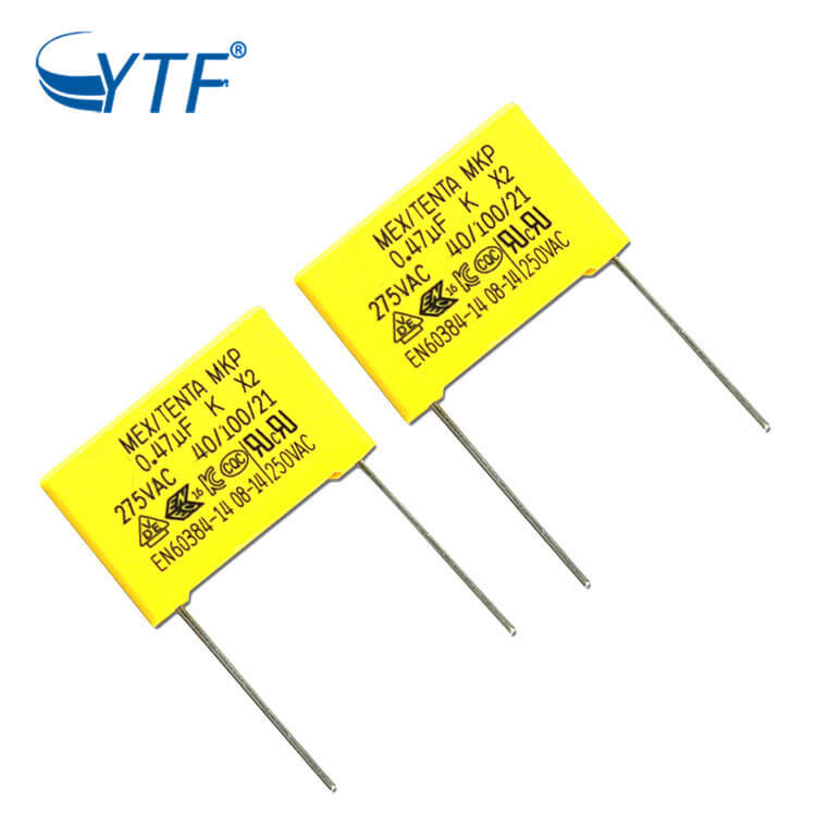 Hot Selling Machine Grade Mkp Metal Square X2 Capacitors 0.47uf 275v