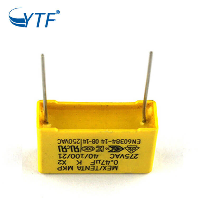 Hot Selling Machine Grade Mkp Metal Square X2 Capacitors 0.47uf 275v