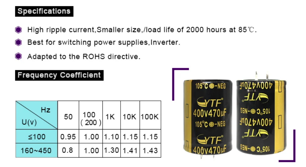 Snap-in Capacitor 4700UF 80V